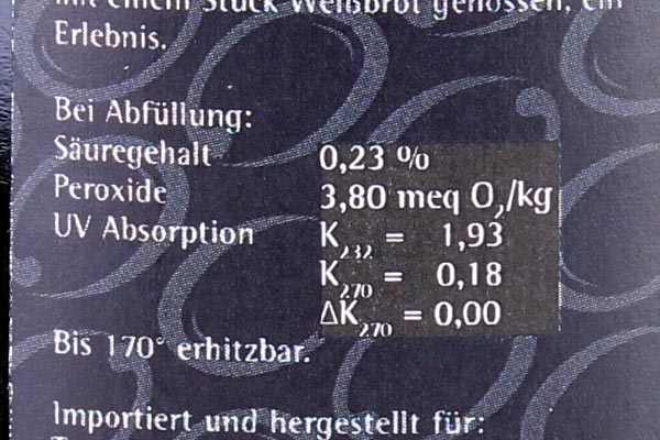 Angaben auf Etiketten Angaben auf Etiketten