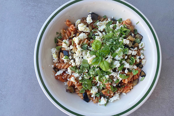 Rezept: Pasta mit Melanzani "alla Norma" Rezept: Pasta mit Melanzani "alla Norma"