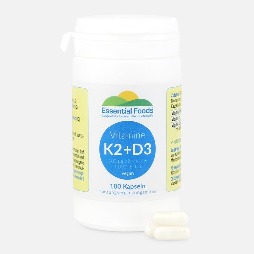 180 Kapseln Vitamin K2+D3 180 Kapseln Vitamin K2+D3