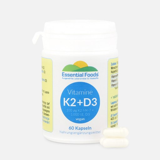 60 Kapseln Vitamin K2+D3 60 Kapseln Vitamin K2+D3