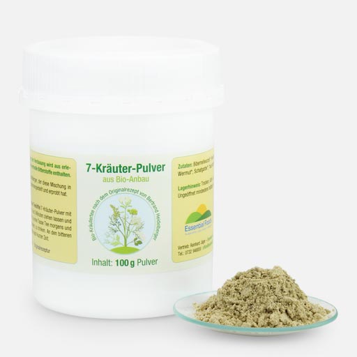 100 g Bio 7-Kräuter-Pulver 100 g Bio 7-Kräuter-Pulver