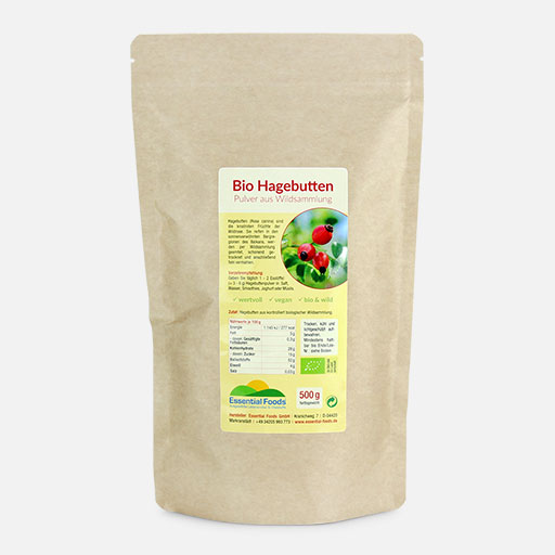 500 g Bio Hagebuttenpulver 500 g Bio Hagebuttenpulver