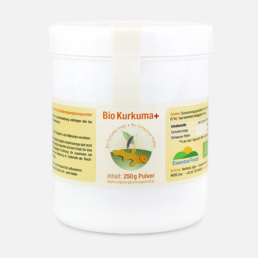 250 g Bio Kurkuma+ Pulver 250 g Bio Kurkuma+ Pulver