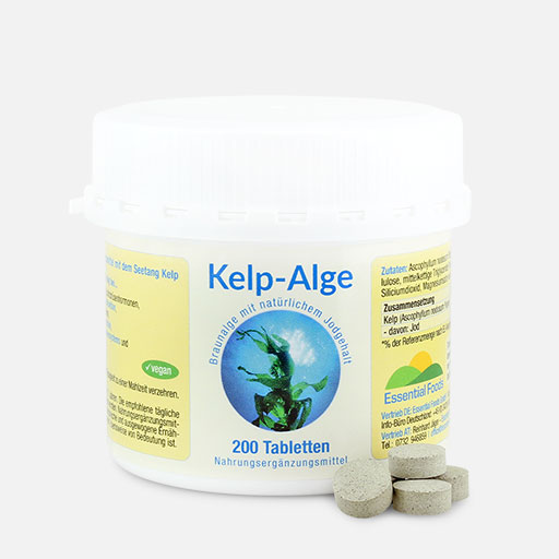 200 Tabletten Kelp - 150 µg Jod 200 Tabletten Kelp - 150 µg Jod