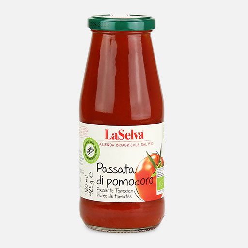 425 g Passierte Bio Tomaten 425 g Passierte Bio Tomaten