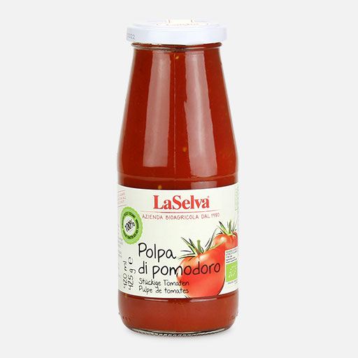 425 g Stückige Bio Tomaten 425 g Stückige Bio Tomaten
