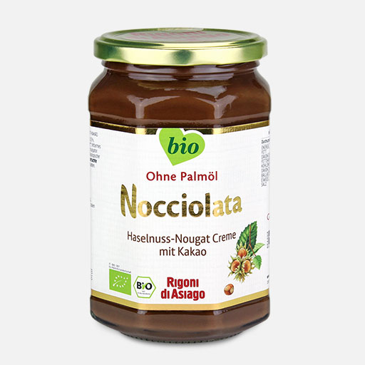 650 g Bio Nuss-Nougat-Creme Nocciolata 650 g Bio Nuss-Nougat-Creme Nocciolata