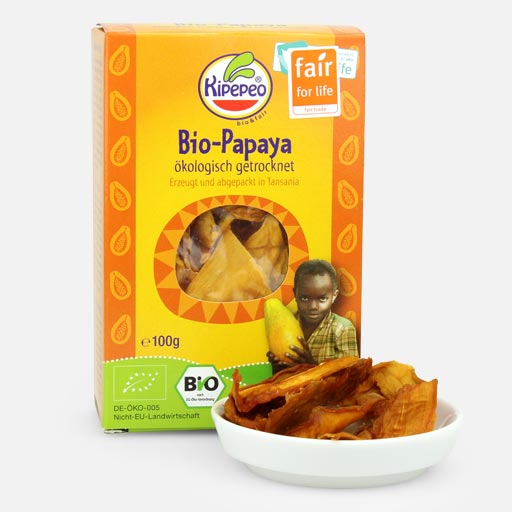 100 g Papayastücke bio & fair 100 g Papayastücke bio & fair