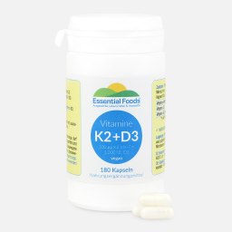 180 Kapseln Vitamin K2+D3